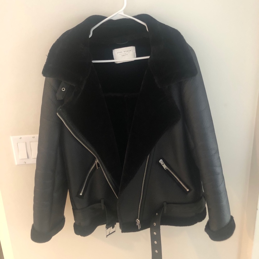 Zara Shearling Coat